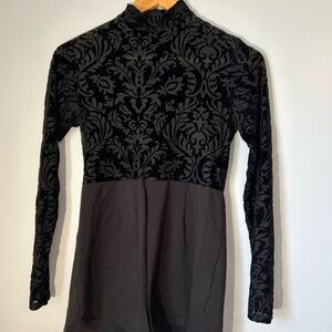 Charlotte‎ Russe Black and Gray romper